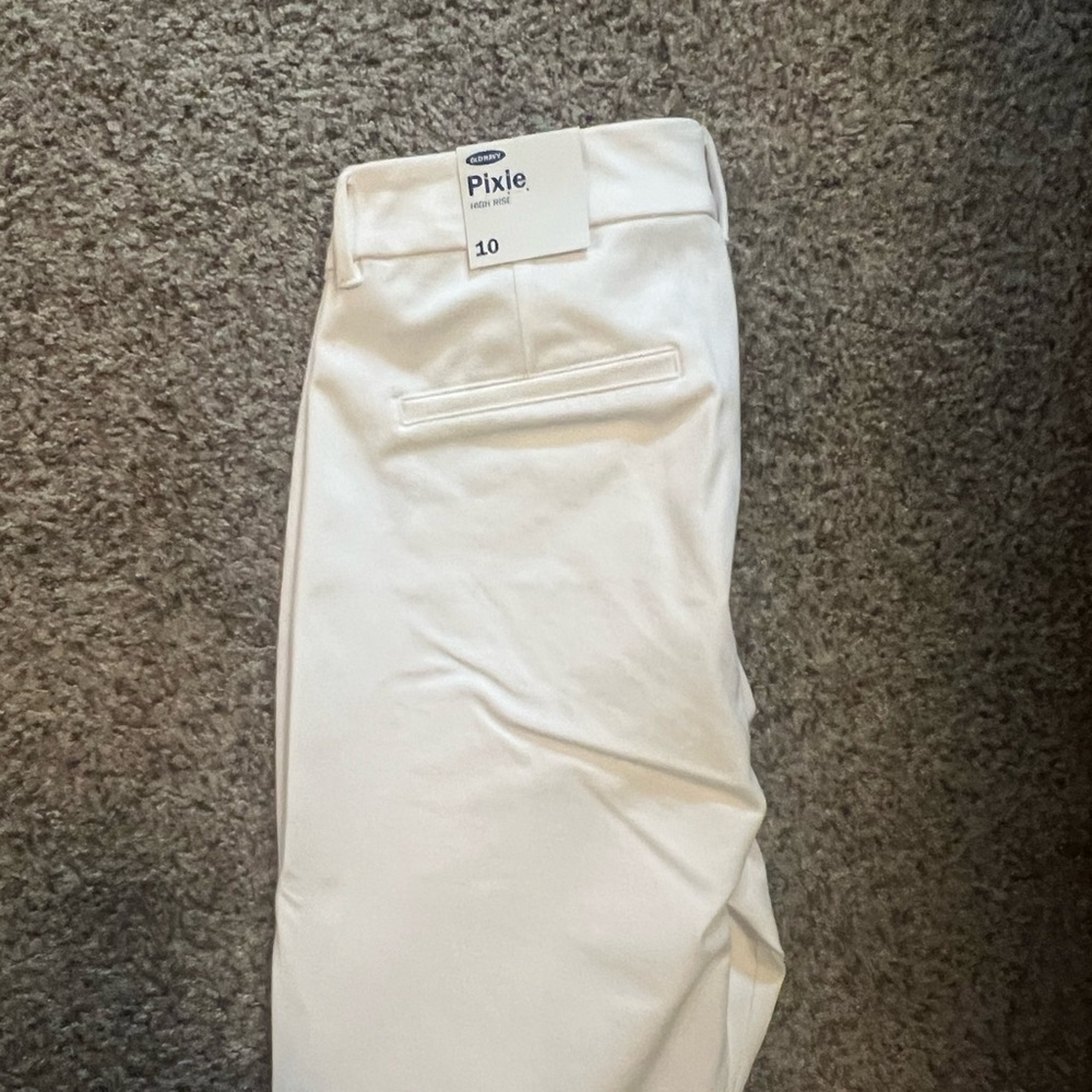 NWT Old Navy Women’s Pixie High Rise Twill Pants